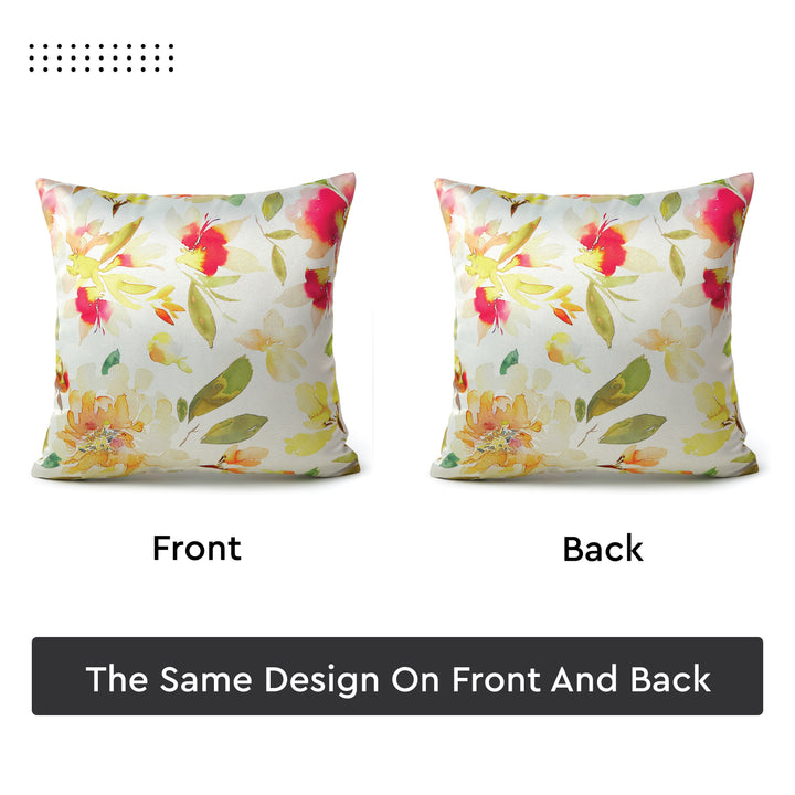 Blackout Polyester F1 Sunshine Cushion Cover (Pack of 2)