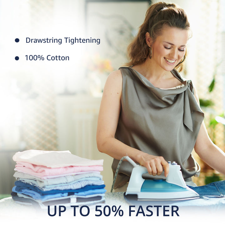 20s Sheeting Silver Premium Ironing Board Cover (Pack of 1)