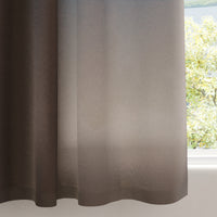 Canvas Taupe Curtain (Pack of 1)