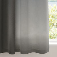 Canvas Charcoal Grey Curtain (Pack of 1)