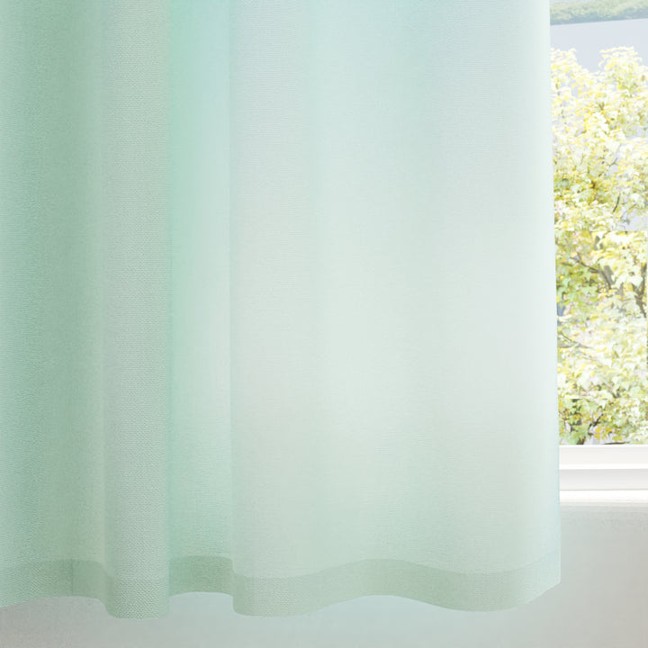Canvas Mint Green Curtain (Pack of 1)