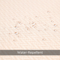 Polyester ZZ Peach Shower Curtain (Pack of 1)