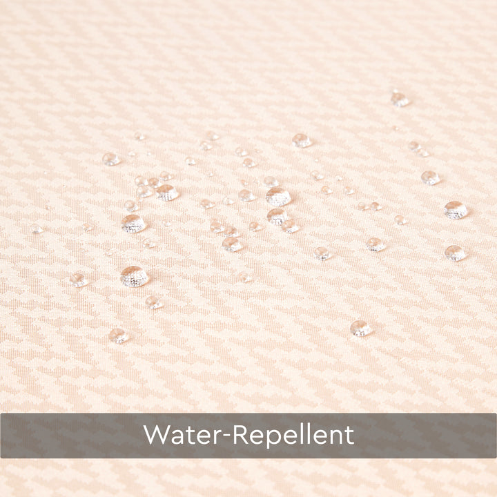 Polyester ZZ Peach Shower Curtain (Pack of 1)