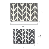 Microfibre Grey Bathmat (Pack of 1)