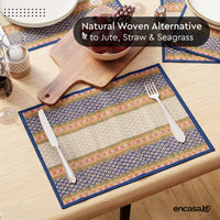 Madur Kathi Blue Placemat (Pack of 4)