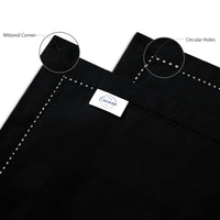 Cotton Black Placemat (Pack of 4)