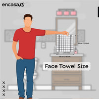 Cotton Black Combo-1 Bath Towel (Pack of 6)