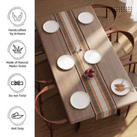 Madur Kathi Black Table Runner (Pack of 1)