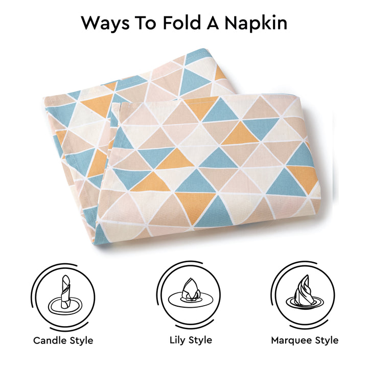 Cotton Triangles Table Napkin