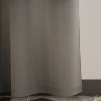 Canvas Grey Curtain (Pack of 1)