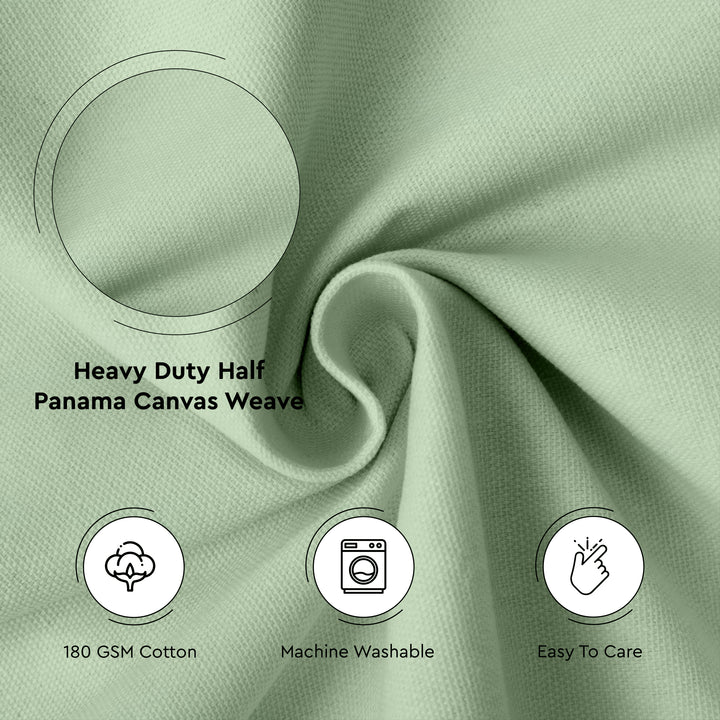 Mercerised Cotton Canvas Fabric, 100x150 cm Wide | Sold by the Metre, Cut to Length | Fabric For Cushions, Sofa Covers, Light Upholstery, Embroidery, Dress Material