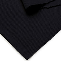 Cotton Solid Black Table Runner (Pack of 1)