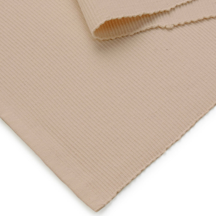 Cotton Solid Beige Table Runner (Pack of 1)