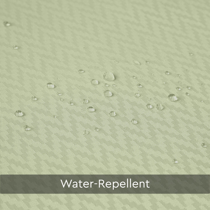 Polyester Mint Shower Curtain (Pack of 1)