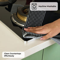 Cotton Grey Kitchen Towel