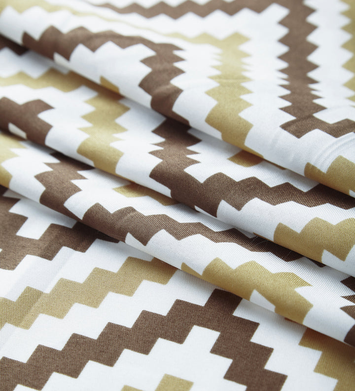 Polyester Chevron Table Cloth (Pack of 1)