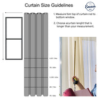 Blackout Beige Curtain (Pack of 2)