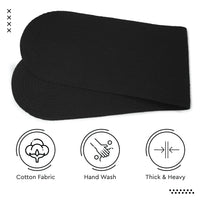 Cotton Black Table Runner (Pack of 1)