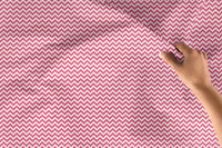 20s Sheeting Pink Chevron Fabric (1 Meter)