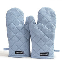 Canvas B Grey & Cobalt Blue Oven Gloves (Pack of 2)