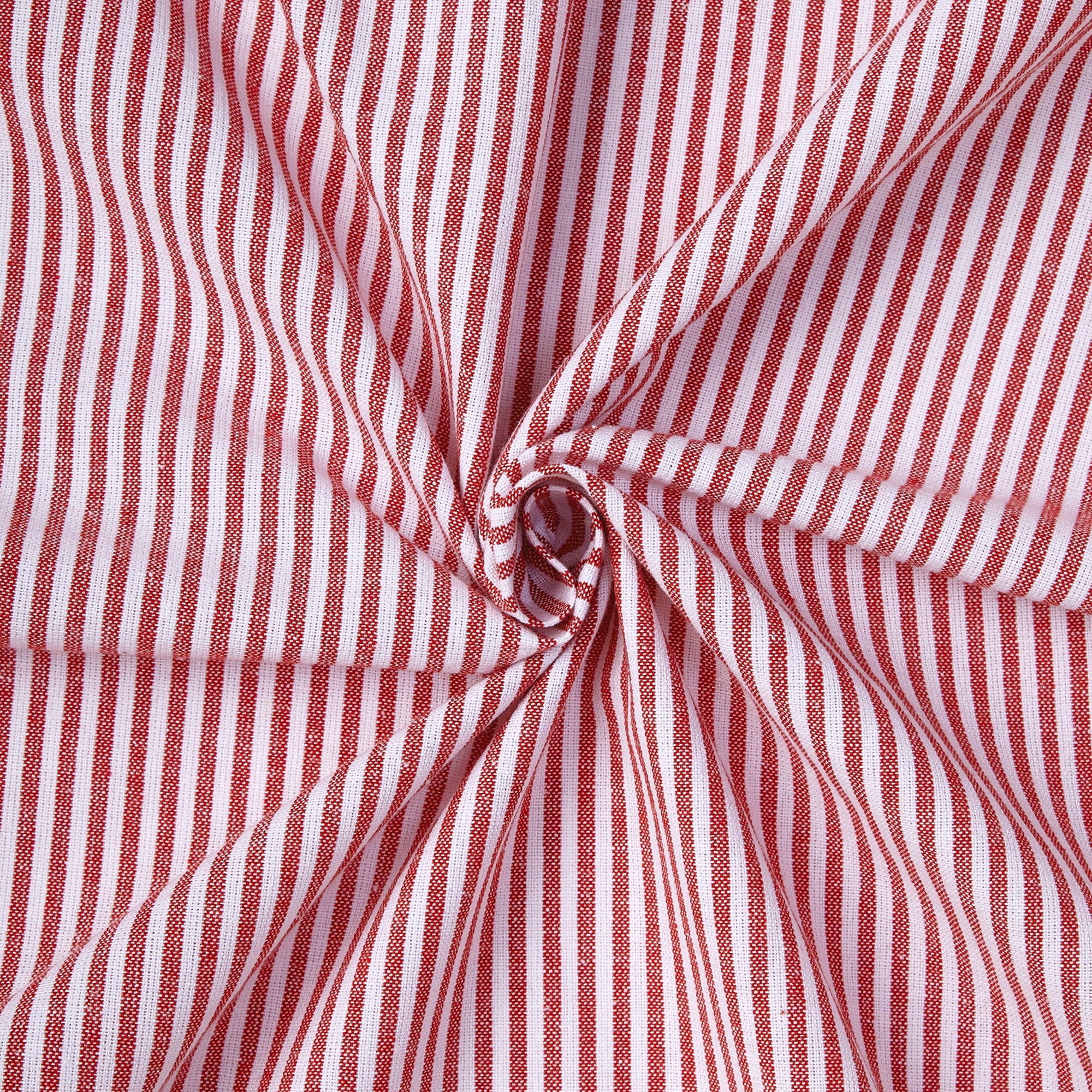 Cotton Ticking Red Table Runner (Pack of 1)