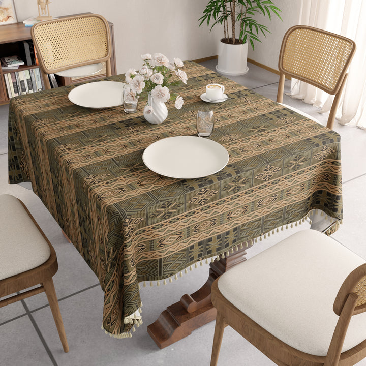 Cotton Canvas African Table Cloth (Pack of 1)