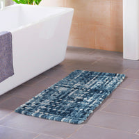 Cotton Blue Bathmat (Pack of 1)