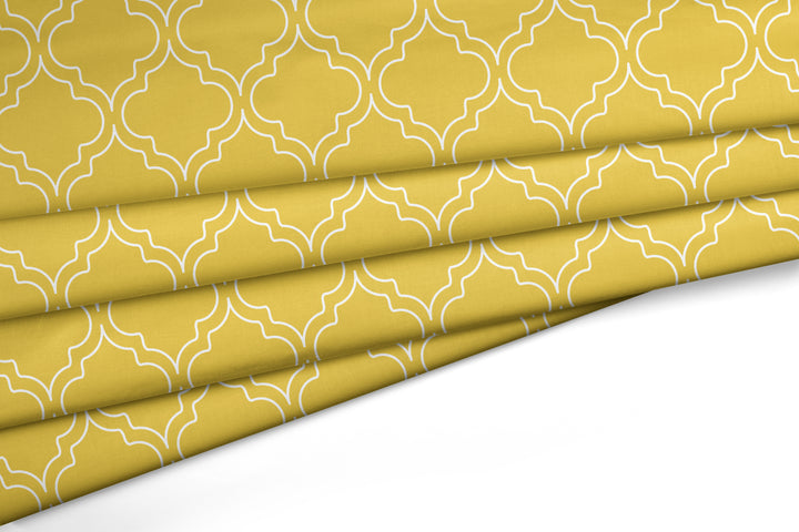 Printed Satin Fabric by Meter | Wide - 58 Inch Width (147 cm) | Soft Polyester Cloth for Curtains, Cushion Covers, Dresses, Kurtis, Crafts, Craft Sewing & Home Decor