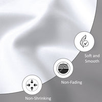 Polyester Solid White Fabric 1 Meter