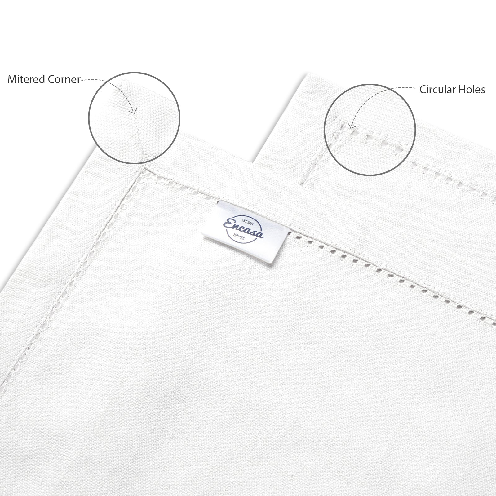Cotton White Placemat (Pack of 4)
