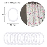 Polyester Garden Shower Curtain (Pack of 1)