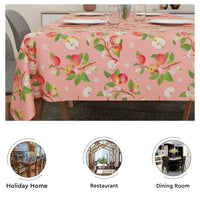 Polyester Apple Table Cloth (Pack of 1)