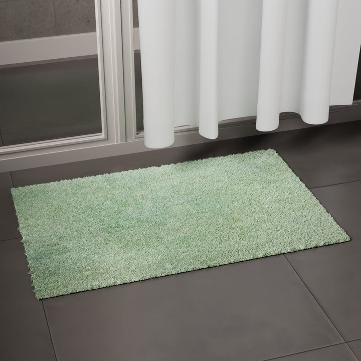 Cotton Sage Green Bathmat (Pack of 4)