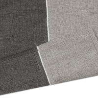 Cotton Light Grey & Grey Table Runner (Pack of 1)