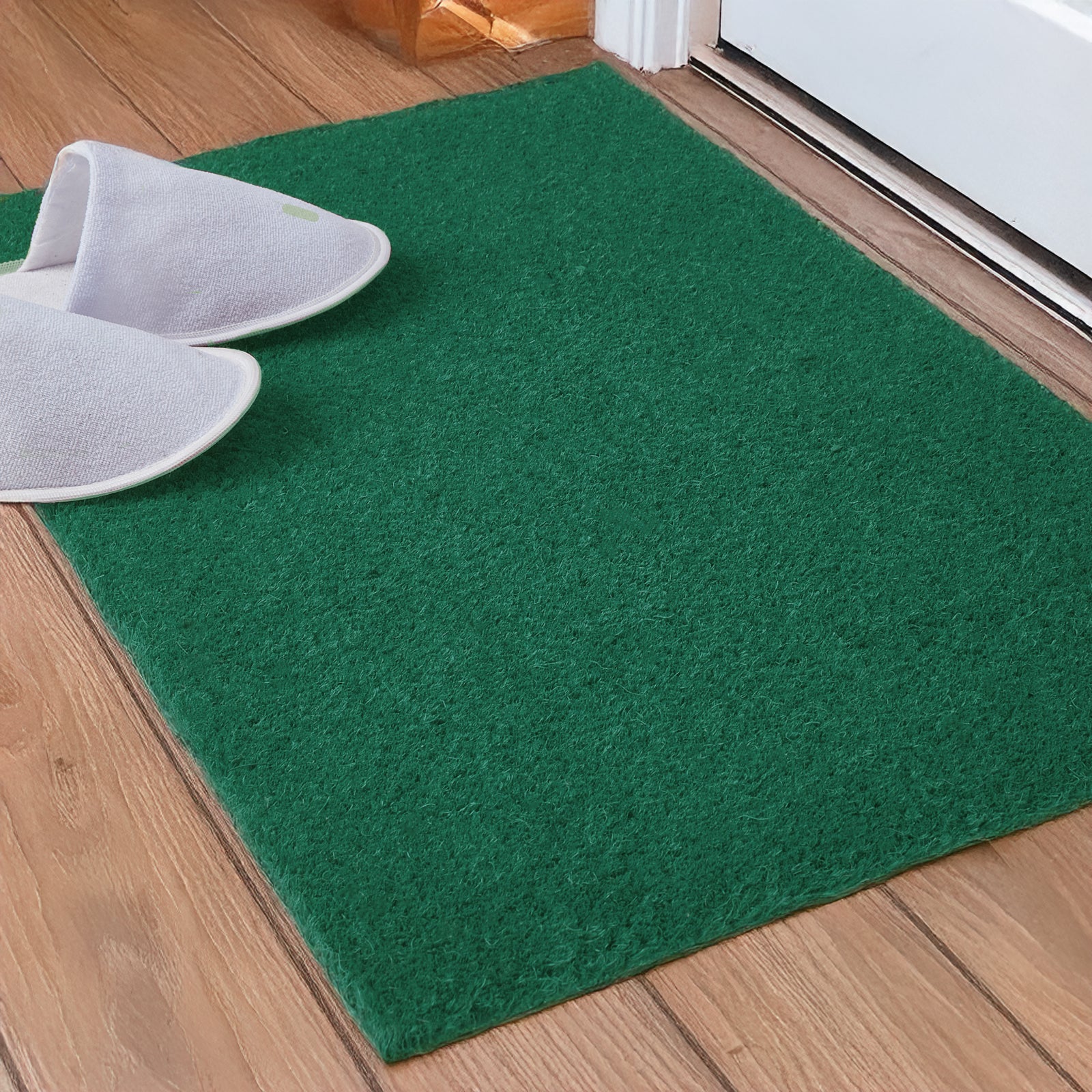 Coir Door Mats for Home Entrance Thick Anti-slip Welcome Doormat with PVC Back | Ideal for Indoor, Outdoor, Patio, Home and Office | Durable and Easy to Clean