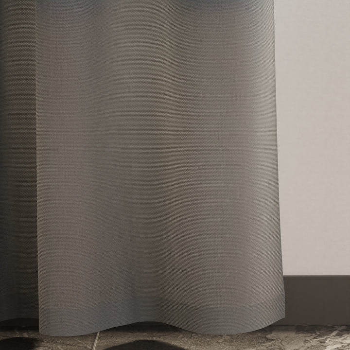 Canvas Grey Curtain (Pack of 1)