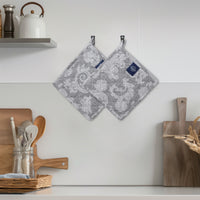 Cotton Grey Potholder (Pack of 2)