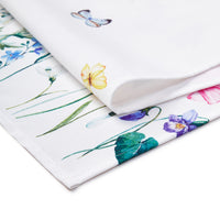 Spun Polyester Pink Butterflies Table Runner (Pack of 1)