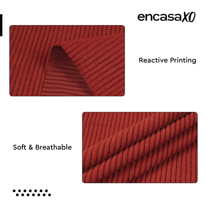 Corduroy Fabric by the Meter, 59" Wide Premium 238 GSM Polyester Upholstery & Sewing Material, Soft Ribbed Fabric for Sofa/Cushion Covers, Trousers, Curtains & DIY Crafts