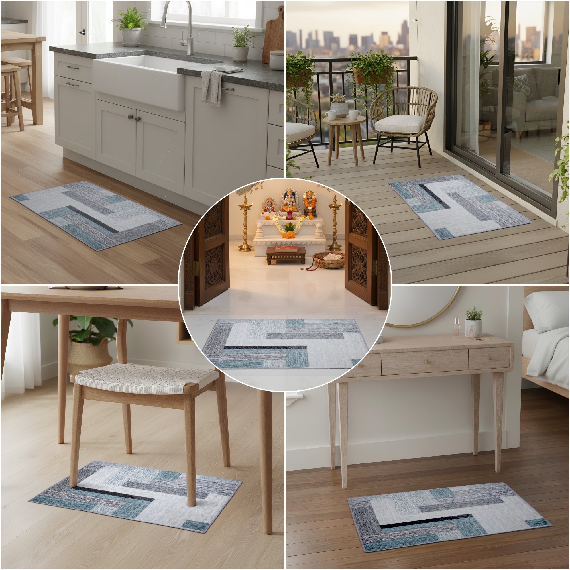 Polyester Bathmat 60x40 cm