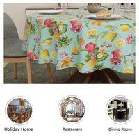 Polyester Pineapple Table Cloth (Pack of 1)