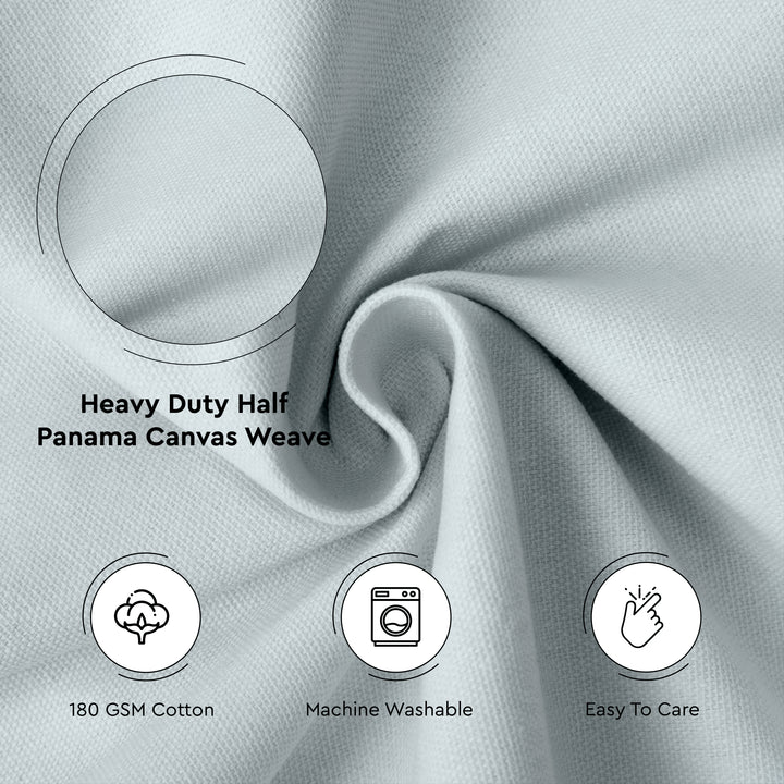 Mercerised Cotton Canvas Fabric, 100x150 cm Wide | Sold by the Metre, Cut to Length | Fabric For Cushions, Sofa Covers, Light Upholstery, Embroidery, Dress Material