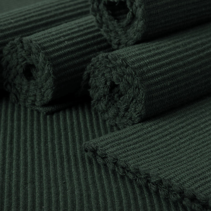 Cotton Dark Green Placemat (Pack of 6)