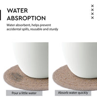 Cotton Beige Coaster