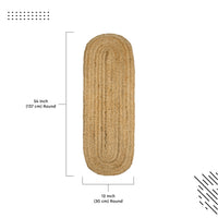 Jute Natural Bleach Table Runner