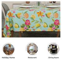 Polyester Pineapple Table Cloth (Pack of 1)