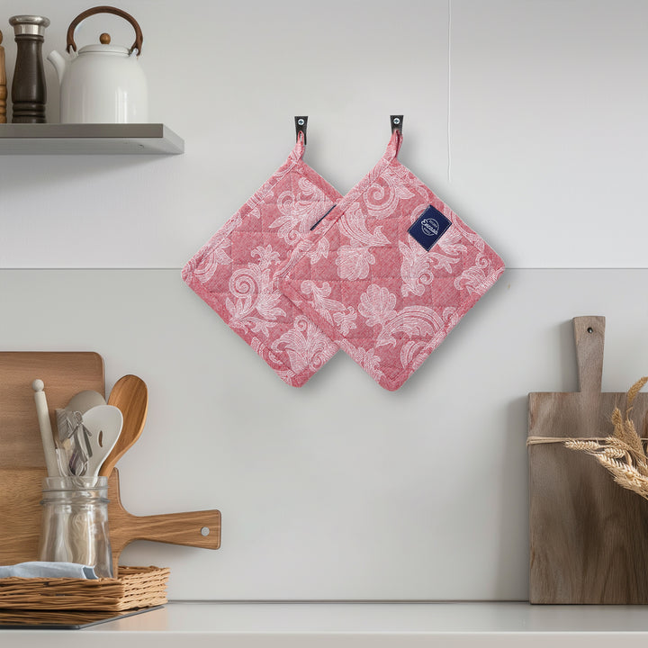 Cotton Red Potholder (Pack of 2)