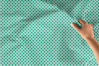 20s Sheeting Blue Circles Fabric (1 Meter)