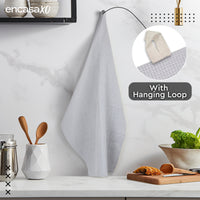 Cotton Light Grey Kitchen Towel (Pack of 4)