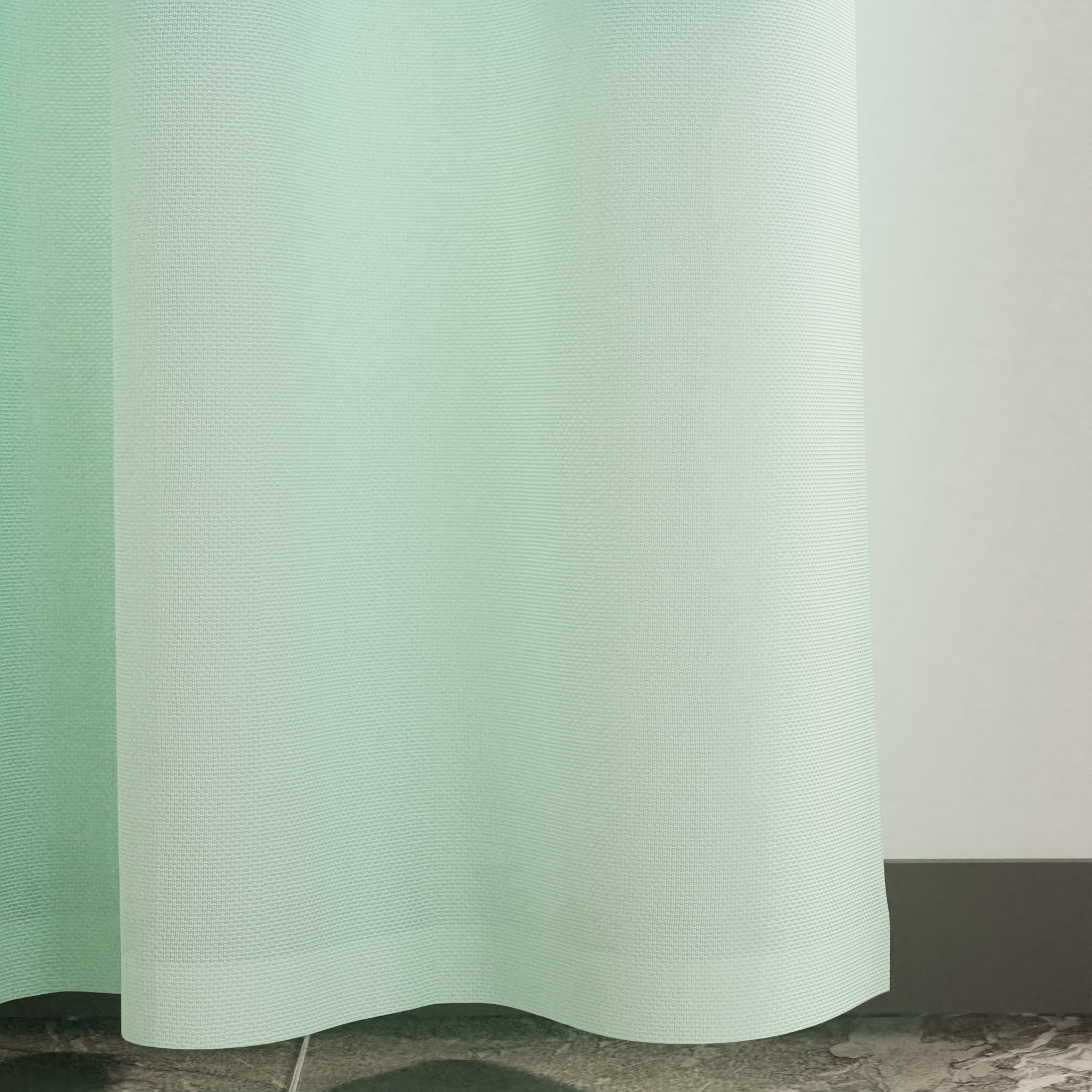 Canvas Mint Green Curtain (Pack of 1)